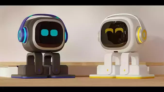 EMO Robot 3D model 3D model EMO Robot 3D model 3D model