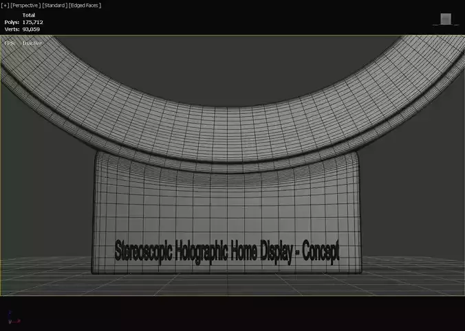 Stereoscopic Holographic Home Display - Concept 3D print model
