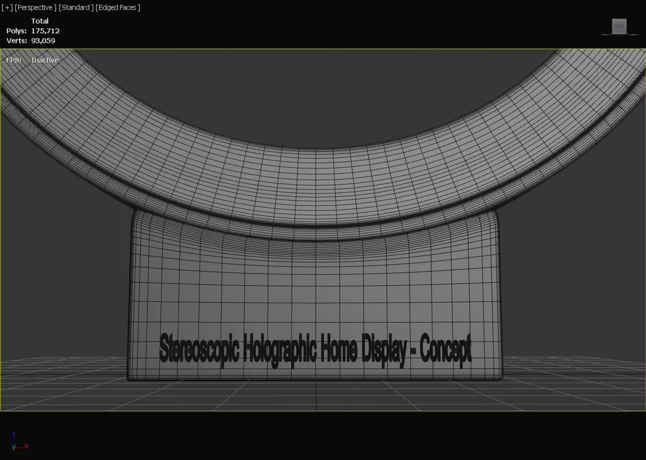 Stereoscopic Holographic Home Display - Concept 3D print model_0
