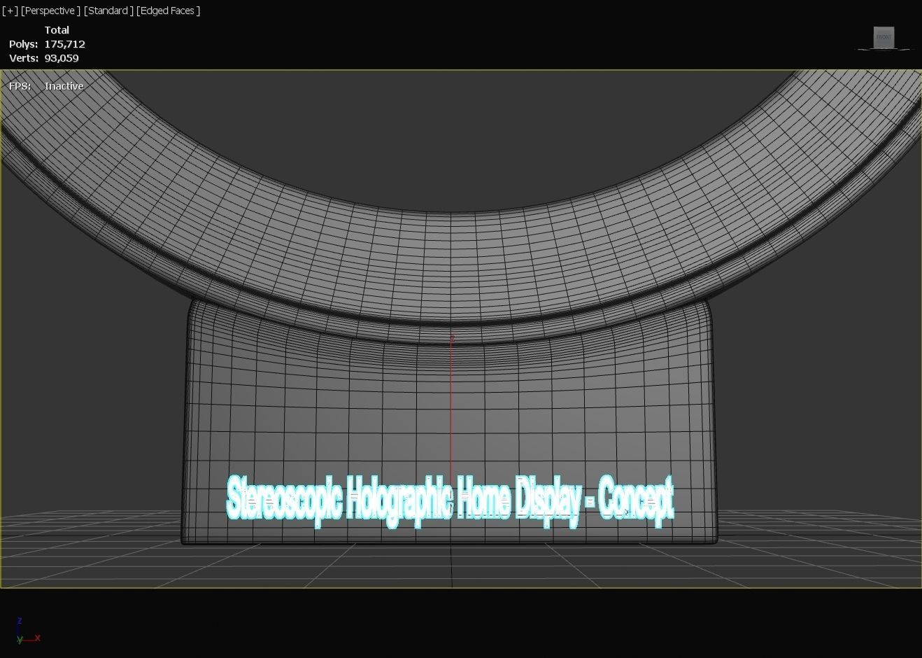 Stereoscopic Holographic Home Display - Concept 3D print model_3
