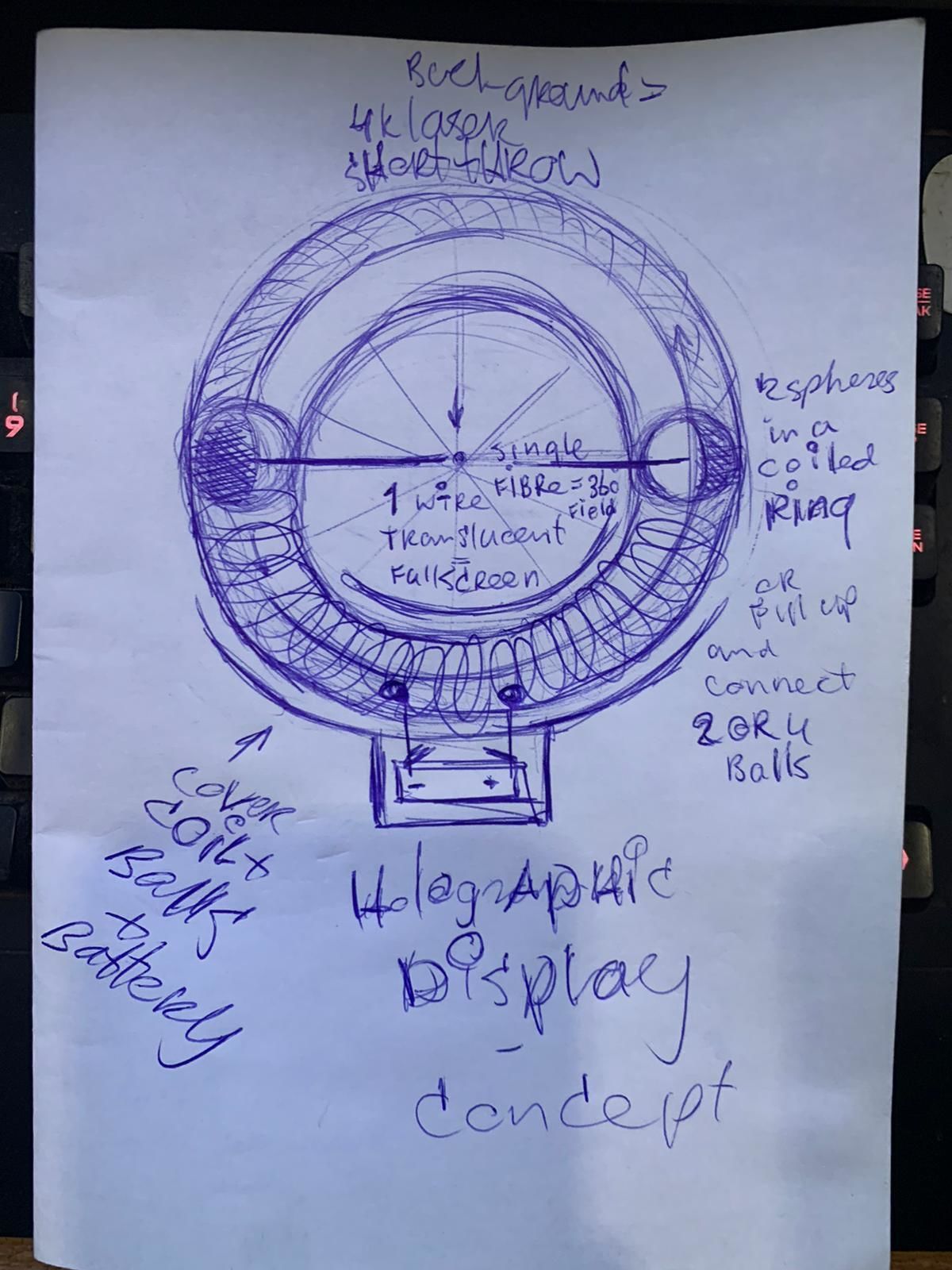 Stereoscopic Holographic Home Display - Concept 3D print model_7