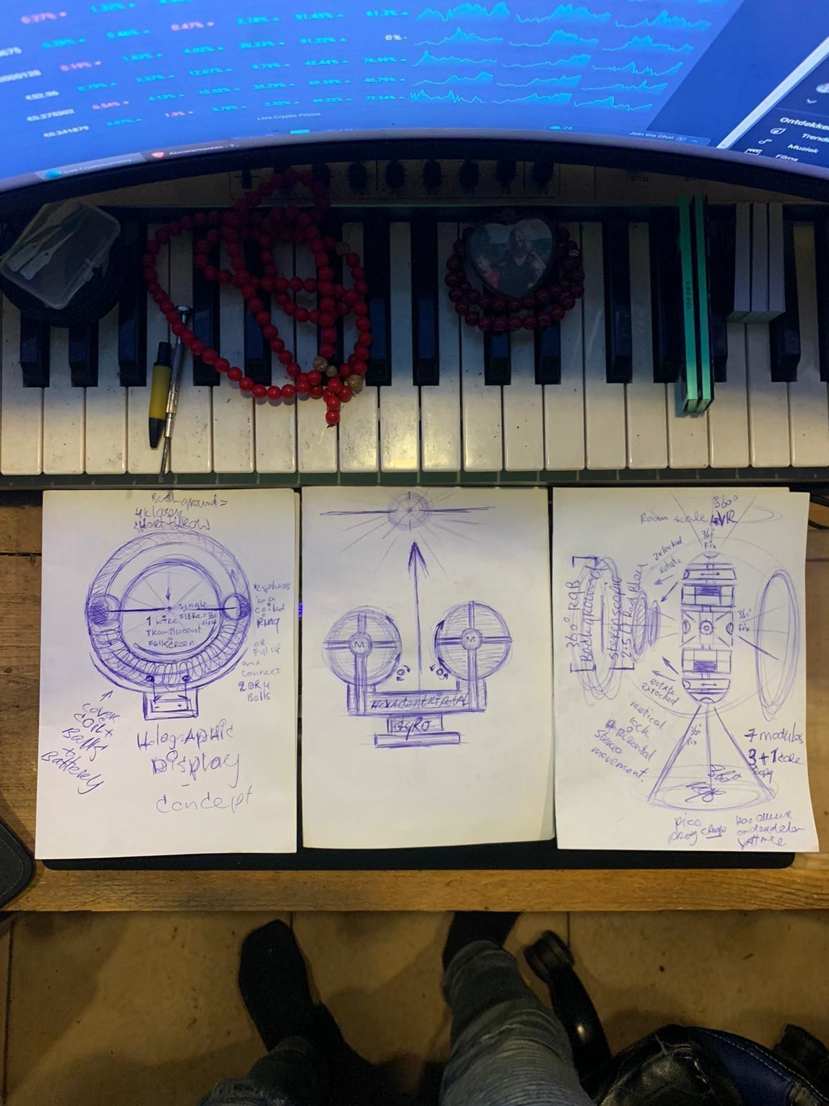 Stereoscopic Holographic Home Display - Concept 3D print model_16