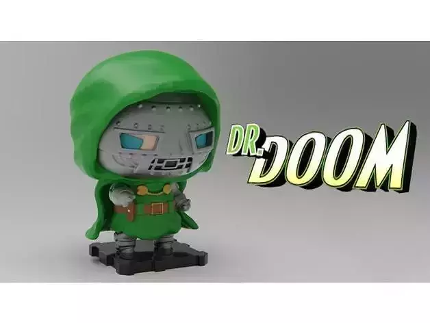Doctor Doom 3D Printing Sculpture 3D print model