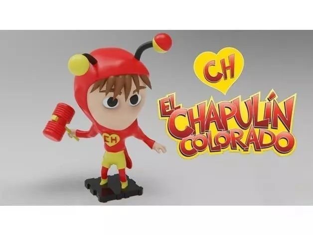 El Chapulin Colorado 3D Printing Sculpture 3D print model