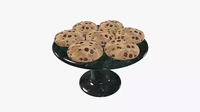 Cookies Low-Poly PBR 3D Model