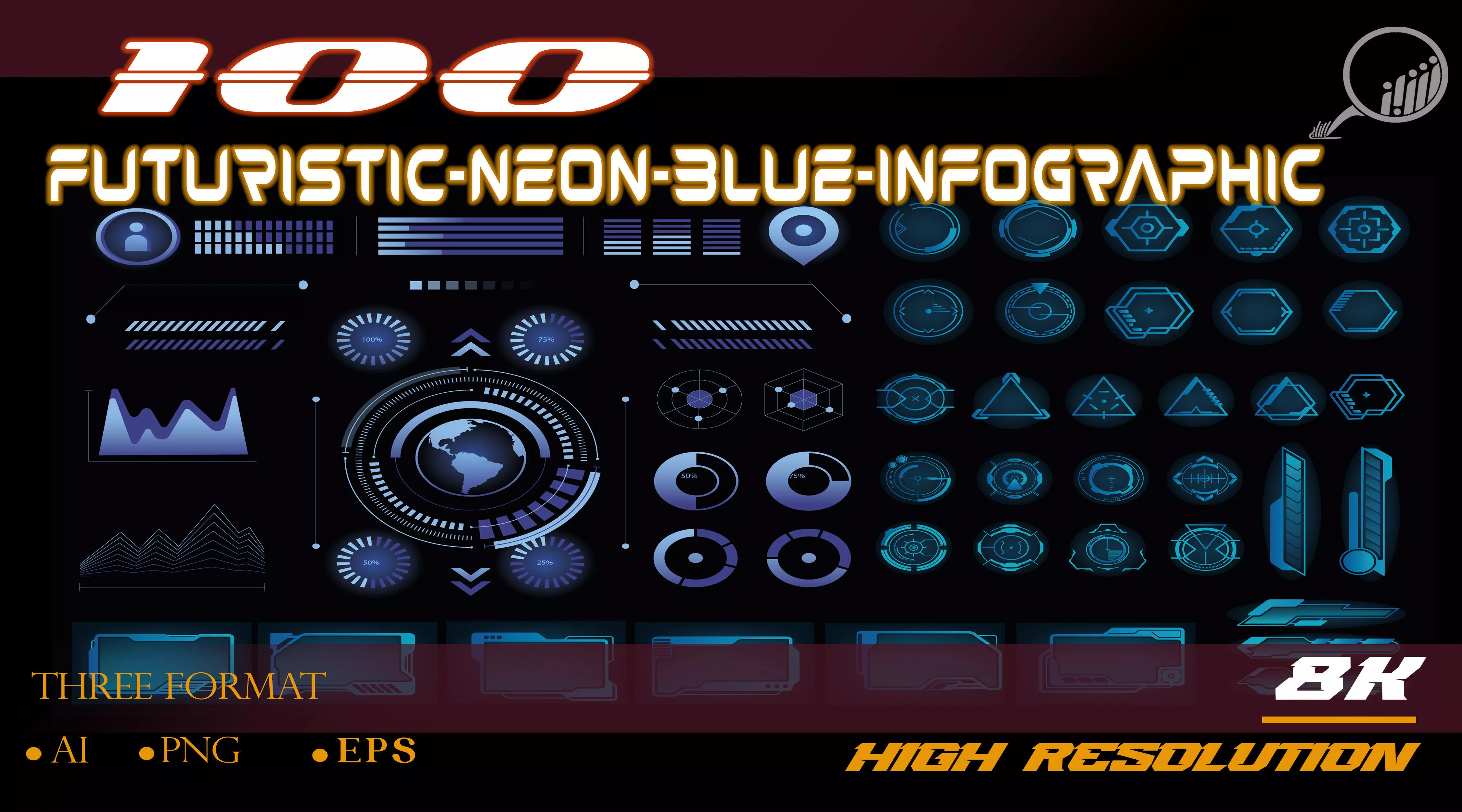 futuristic-neon-blue-infographic Texture_0