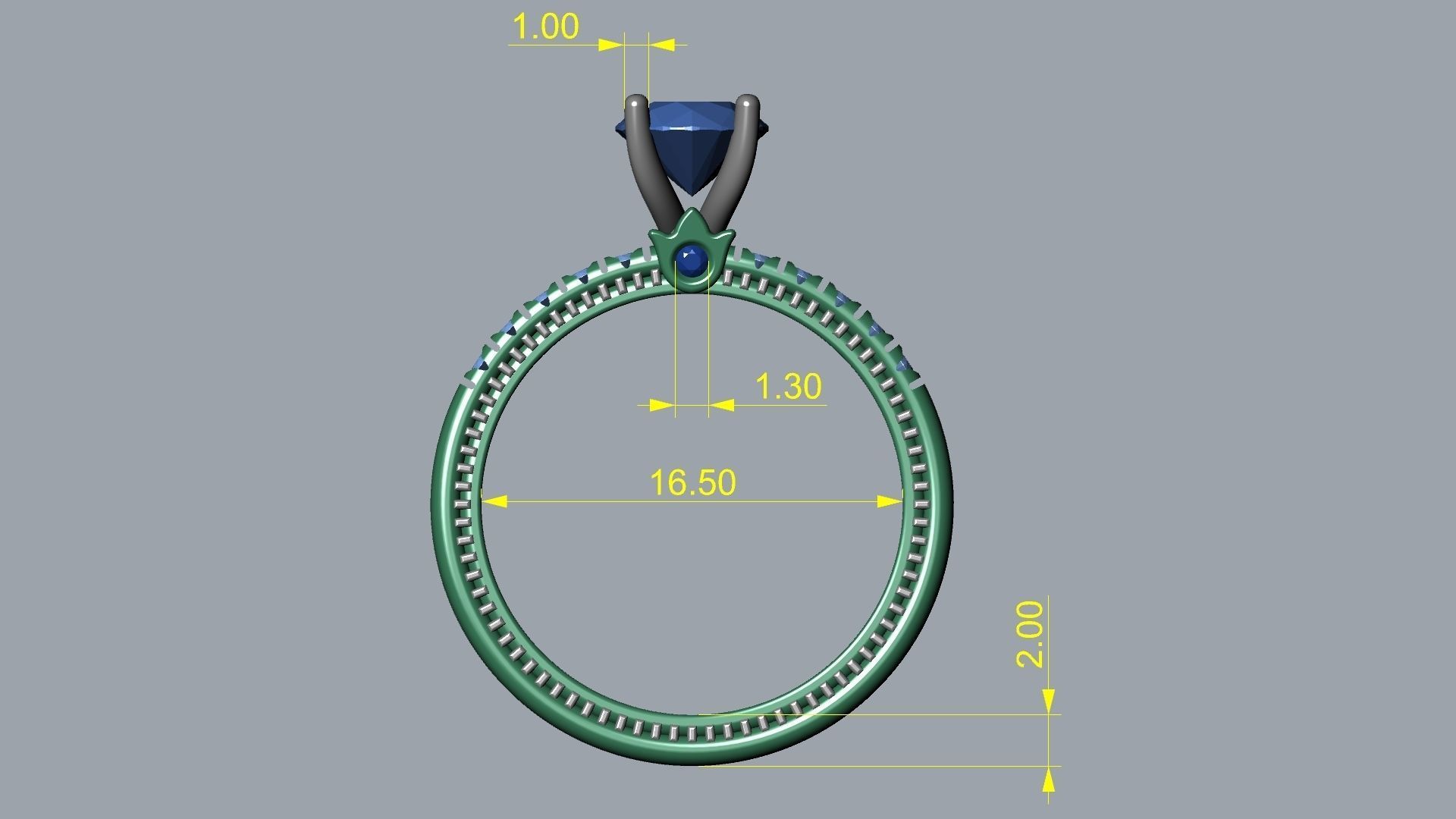 Perfect Ring 3D print model_10