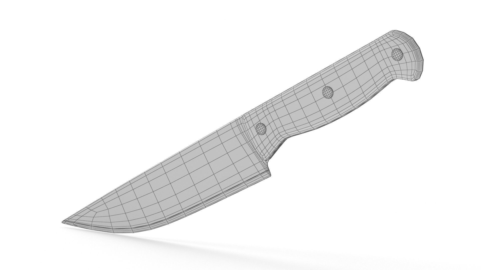 black knife 3D model_6