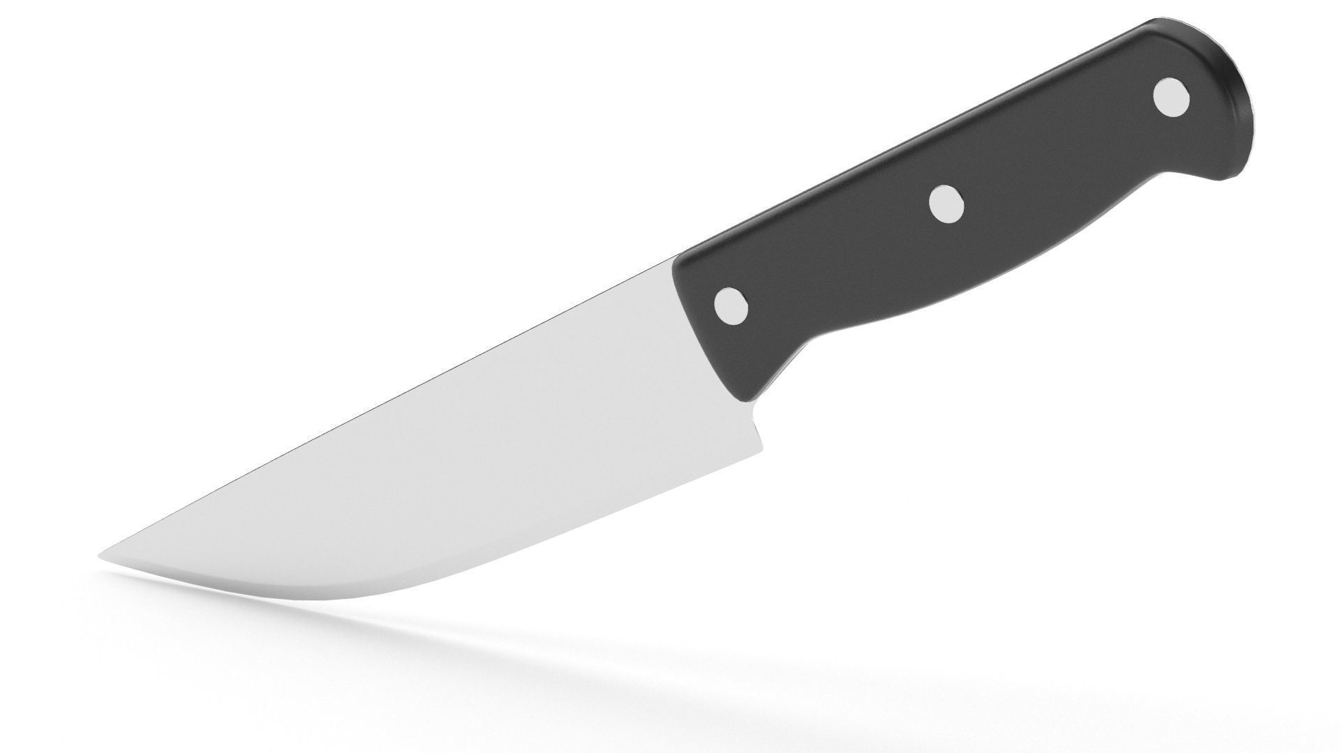 black knife 3D model_3