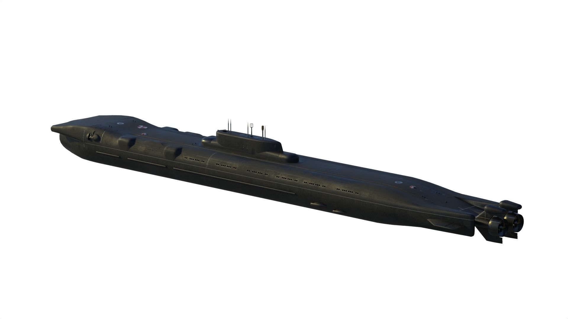 Project 717 amphibious Transport Submarine 3D model_11