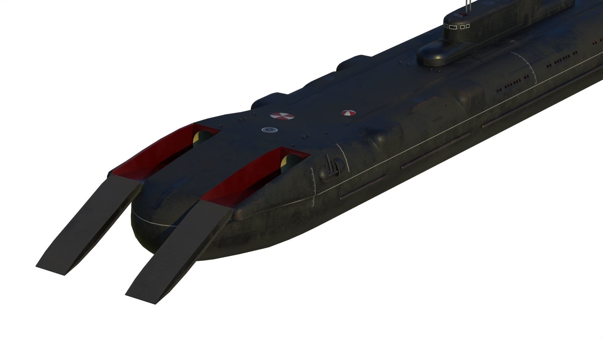 Project 717 amphibious Transport Submarine 3D model_10