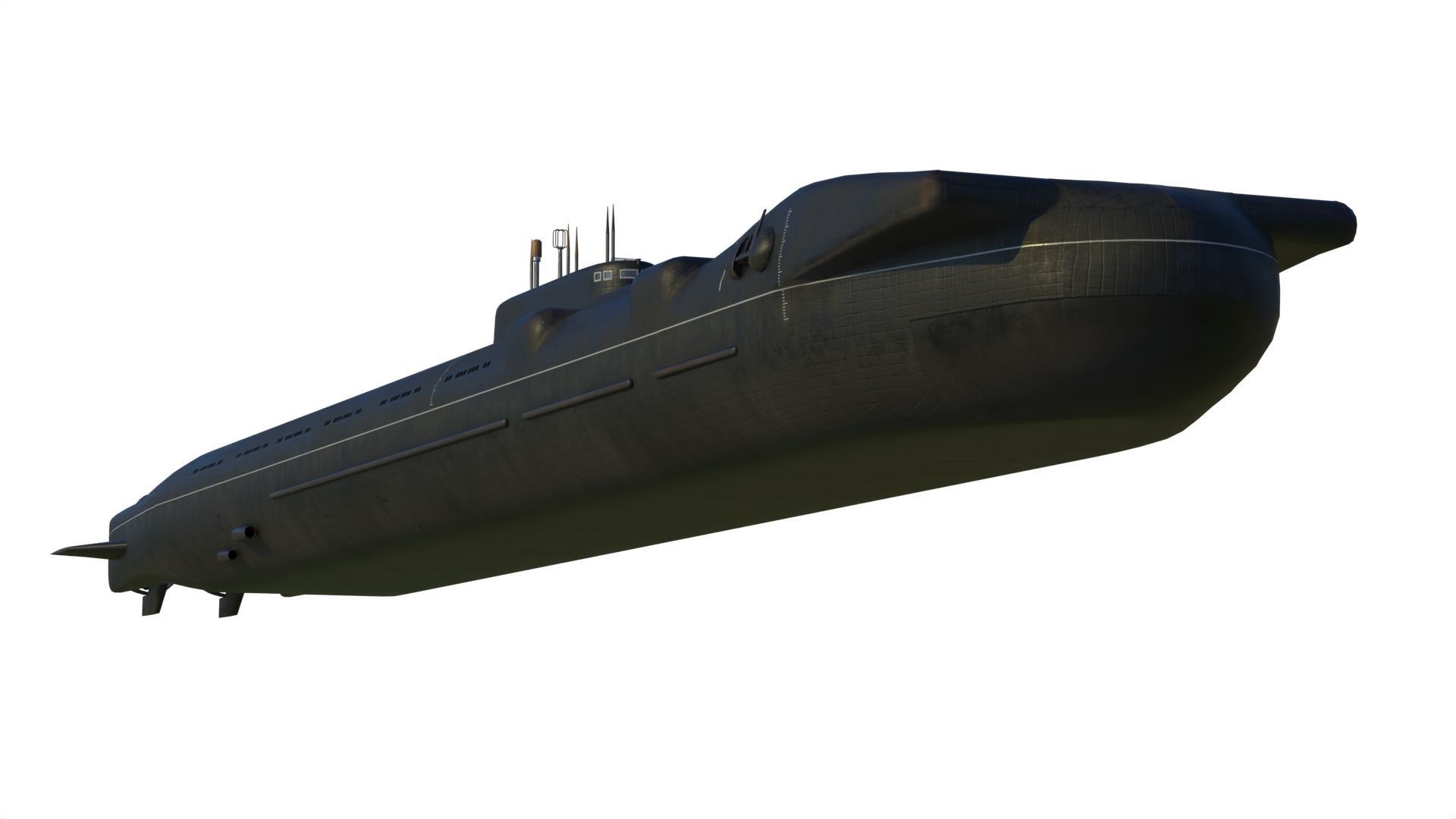 Project 717 amphibious Transport Submarine 3D model_4