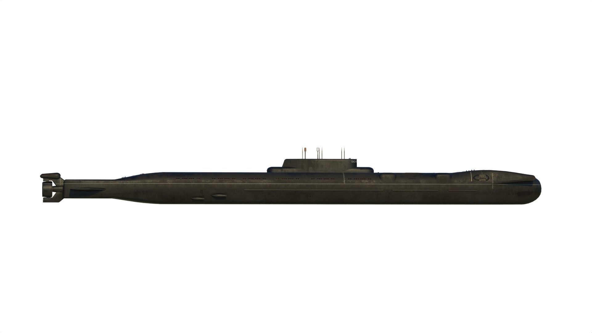 Project 717 amphibious Transport Submarine 3D model_7