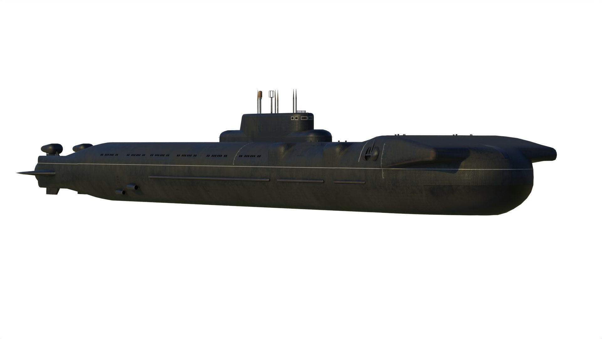 Project 717 amphibious Transport Submarine 3D model_5