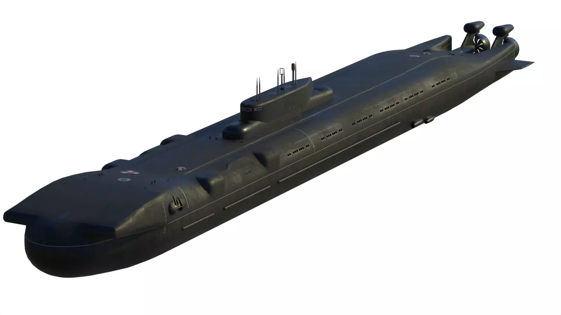 Project 717 amphibious Transport Submarine 3D model_0