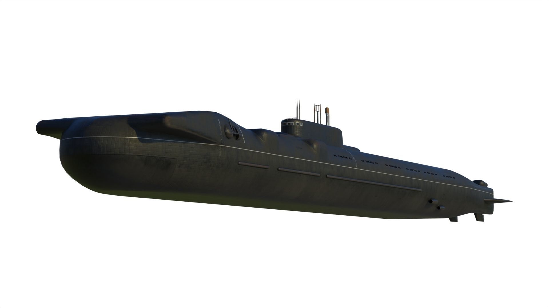 Project 717 amphibious Transport Submarine 3D model_9