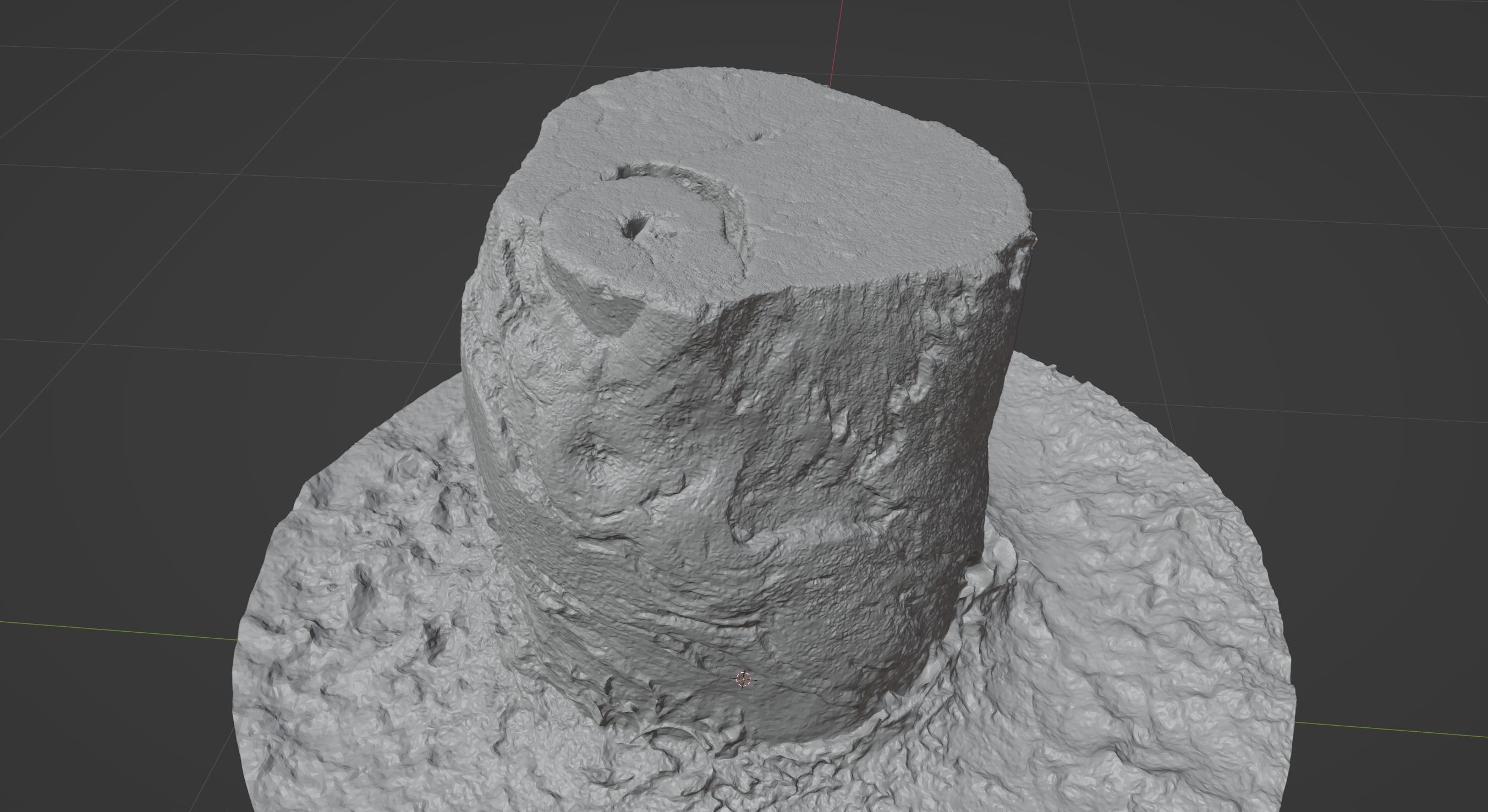 Tree Trunk 3D model with High Detail Photogrammetry 3D model_3