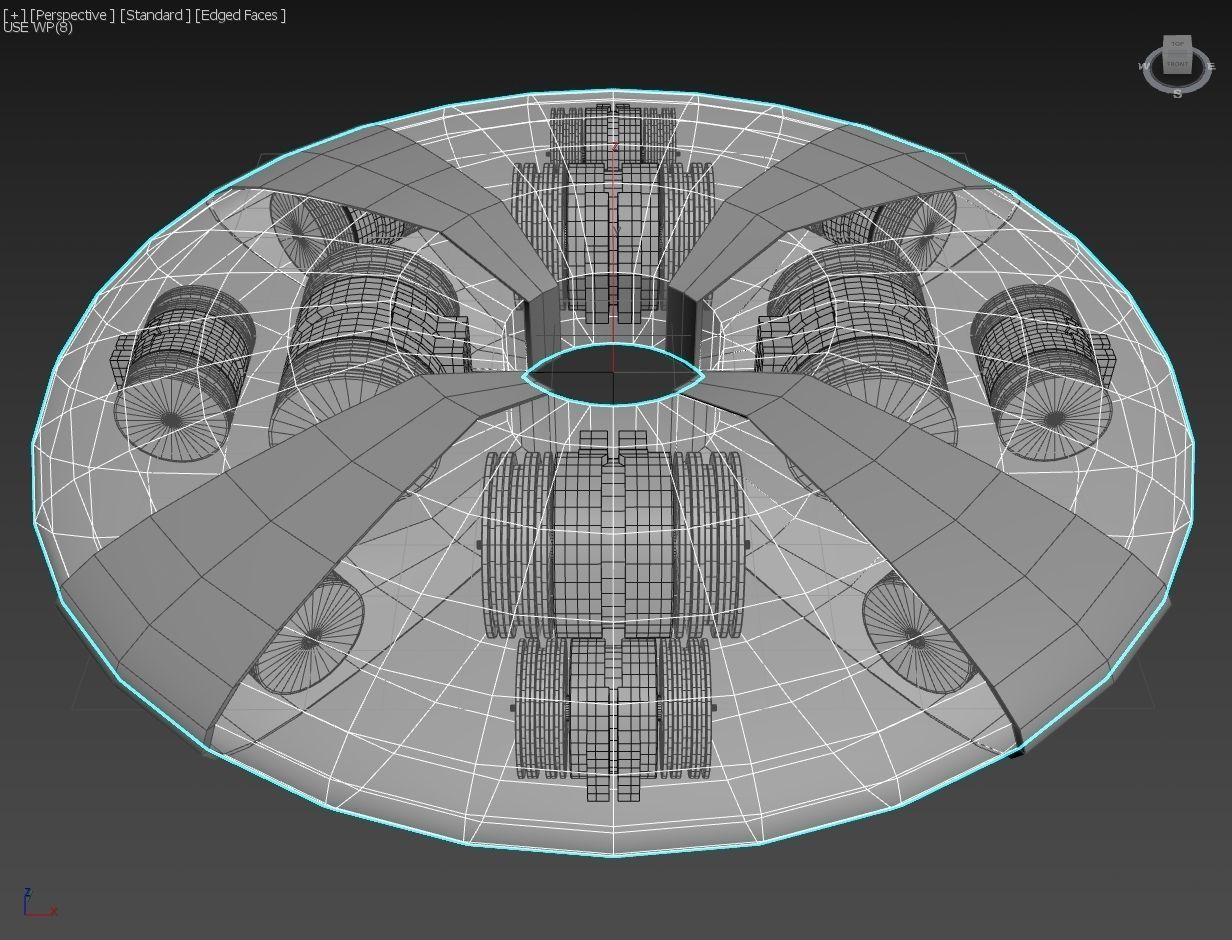 Hexa Centripetal Gyro Dynamics - Concept 3D model_11