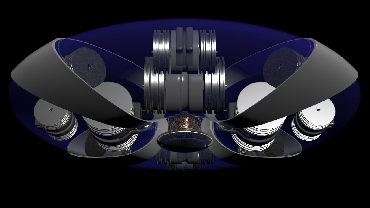 Hexa Centripetal Gyro Dynamics - Concept 3D model_4