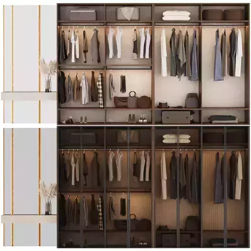 Wardrobe with filling