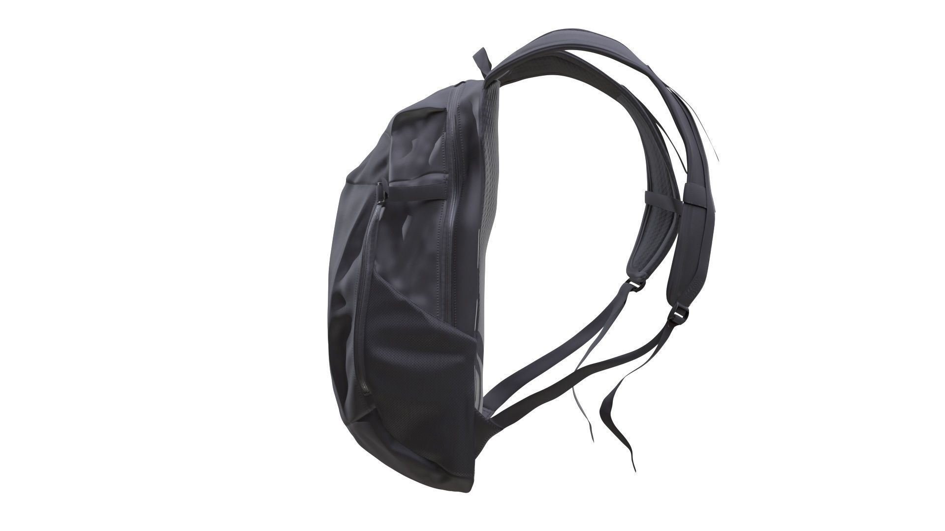 Backpack Low-poly 3D model_8