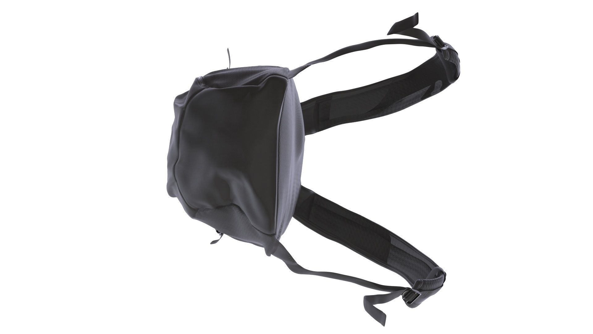 Backpack Low-poly 3D model_9