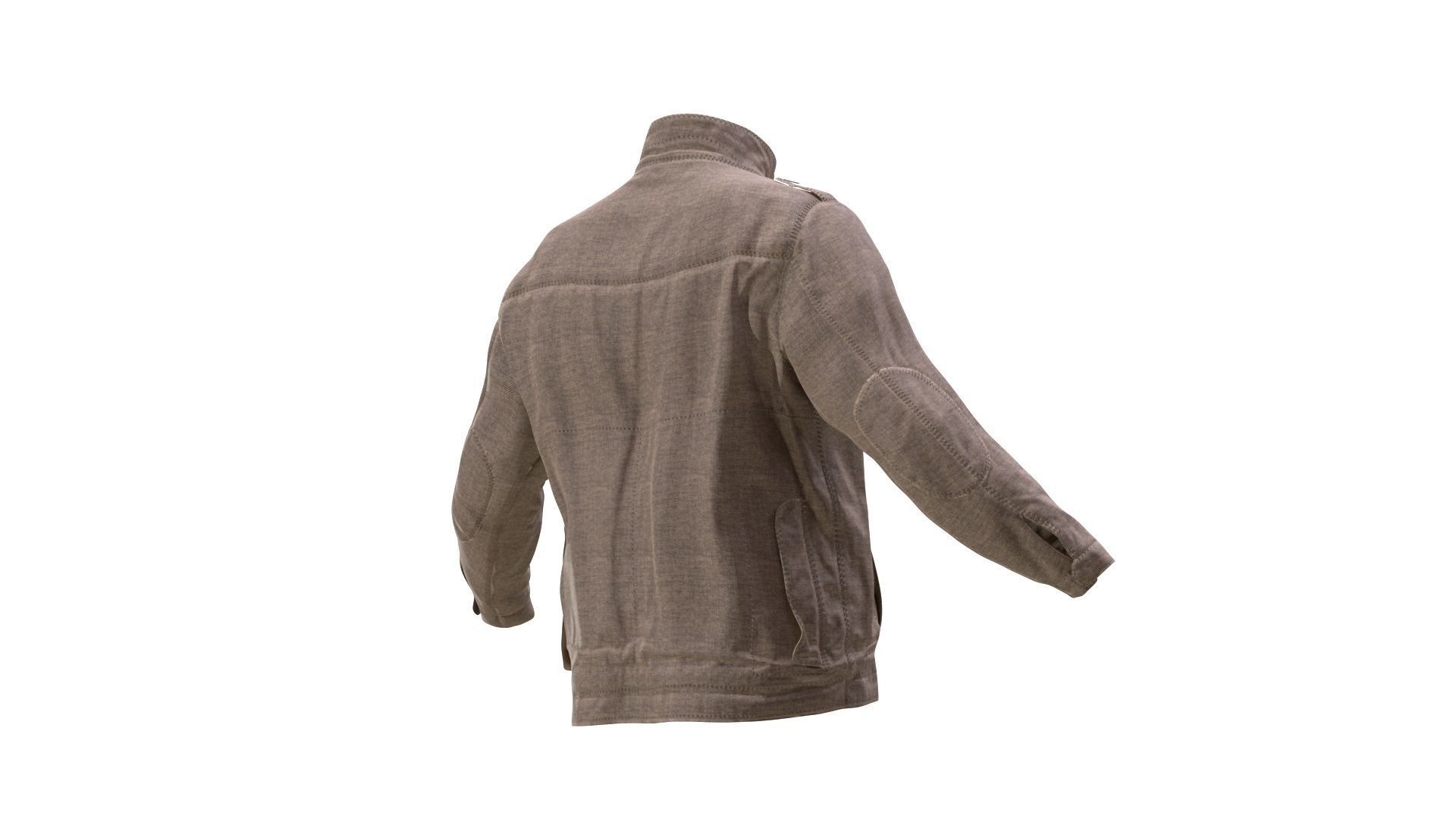 Jacket Low-poly 3D model_5