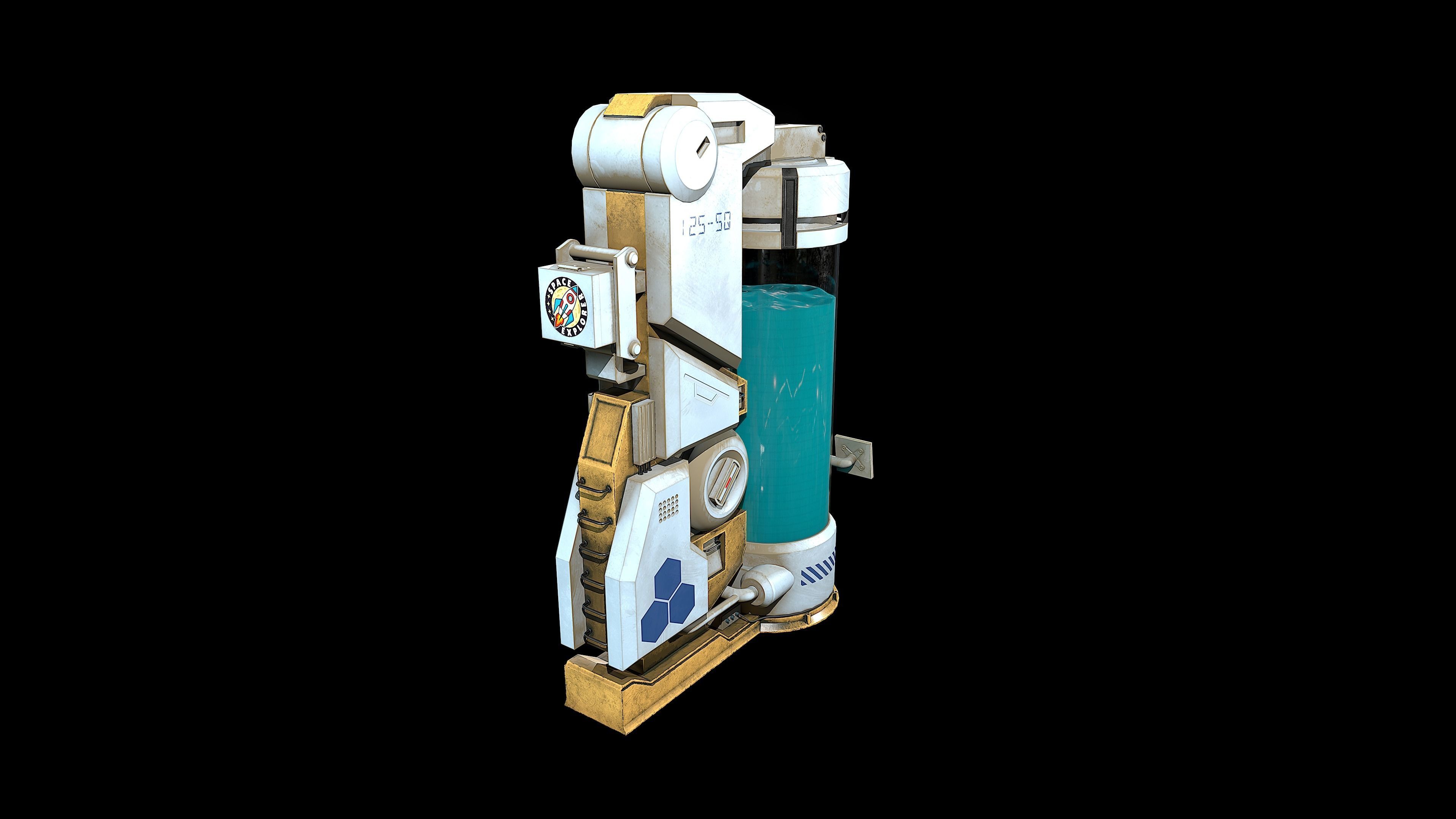 Cryo camber Low-poly 3D model_2