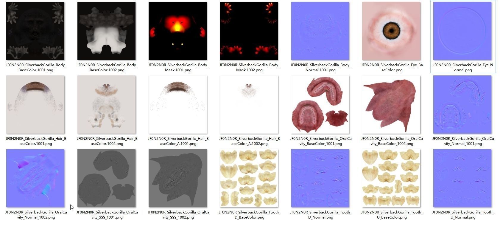 Silverback Gorilla Animation  VFX Grace 3D model_25