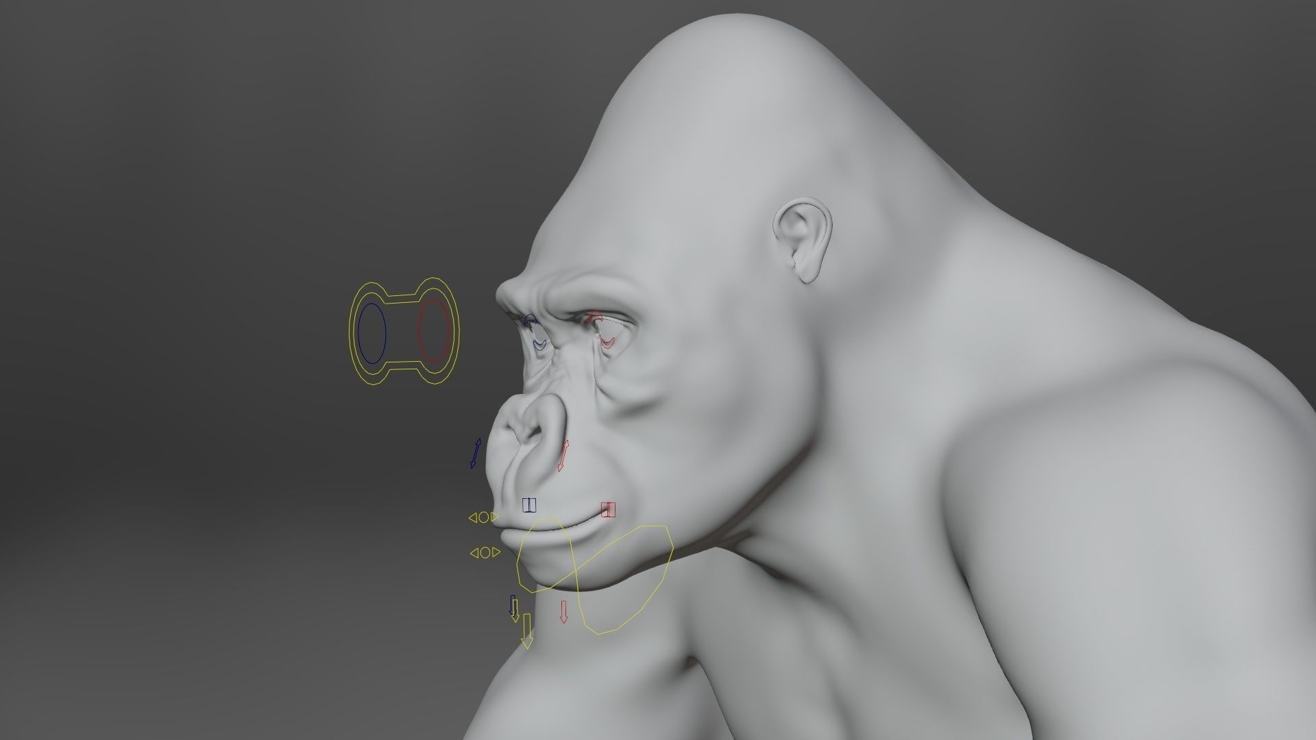 Silverback Gorilla Animation  VFX Grace 3D model_21