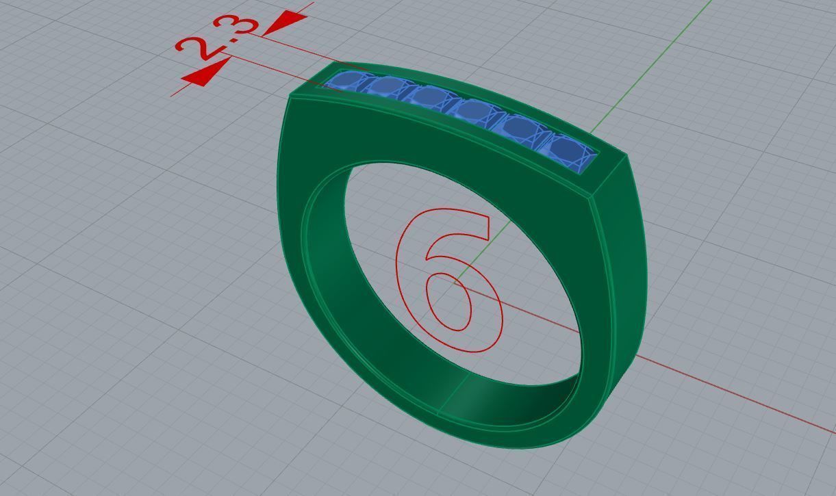 Wedding band 1 3D print model_1