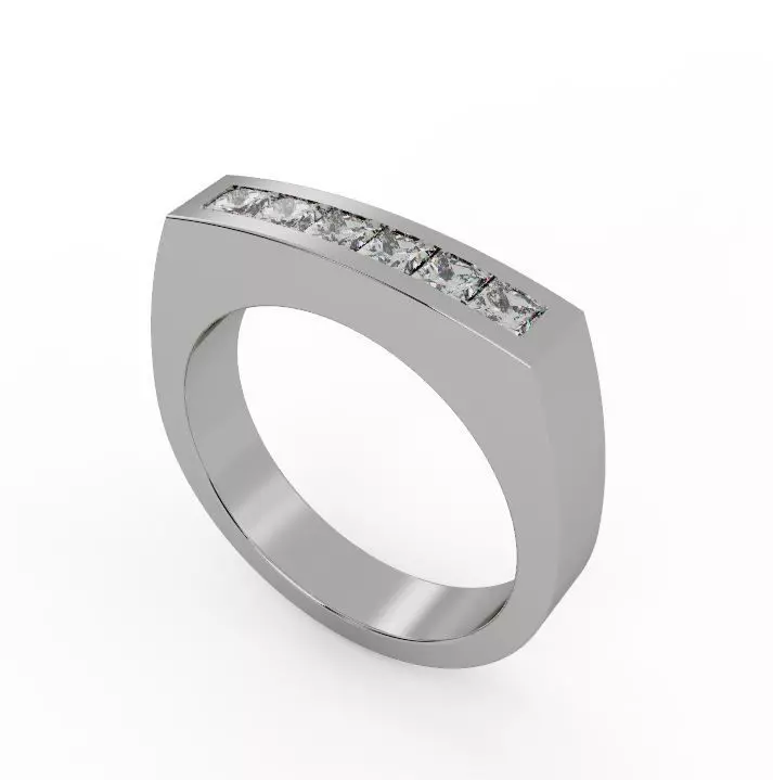 Wedding band 1 3D print model_0