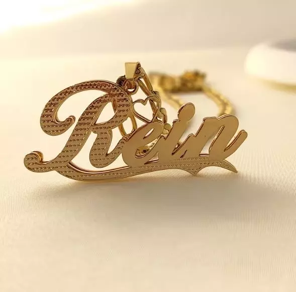 Rein name necklace 3D print model