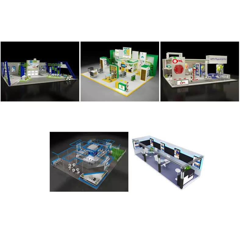 Booth Exhibition Stand G29 3D Model Pack