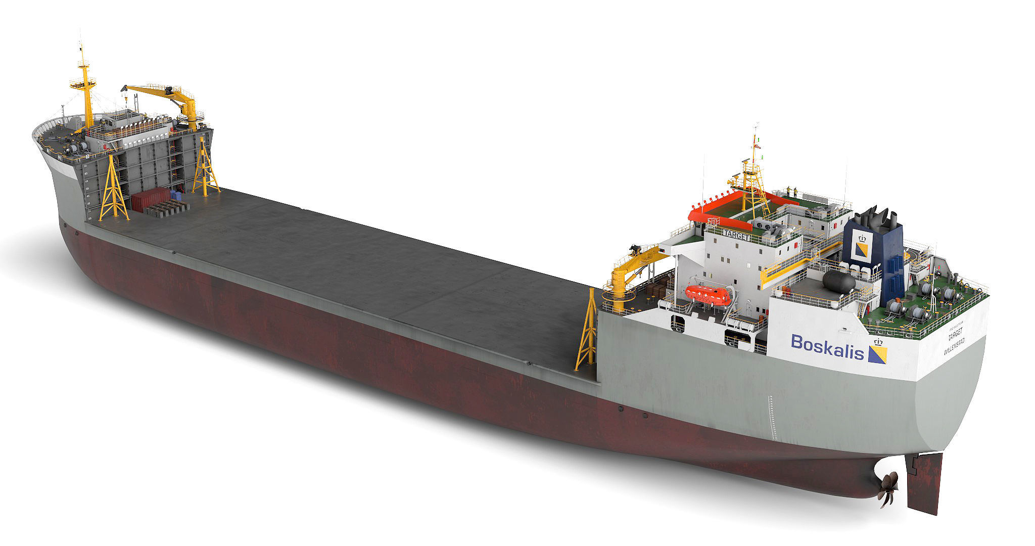 Heavy Load Carrier MV Target BS 3D model_2