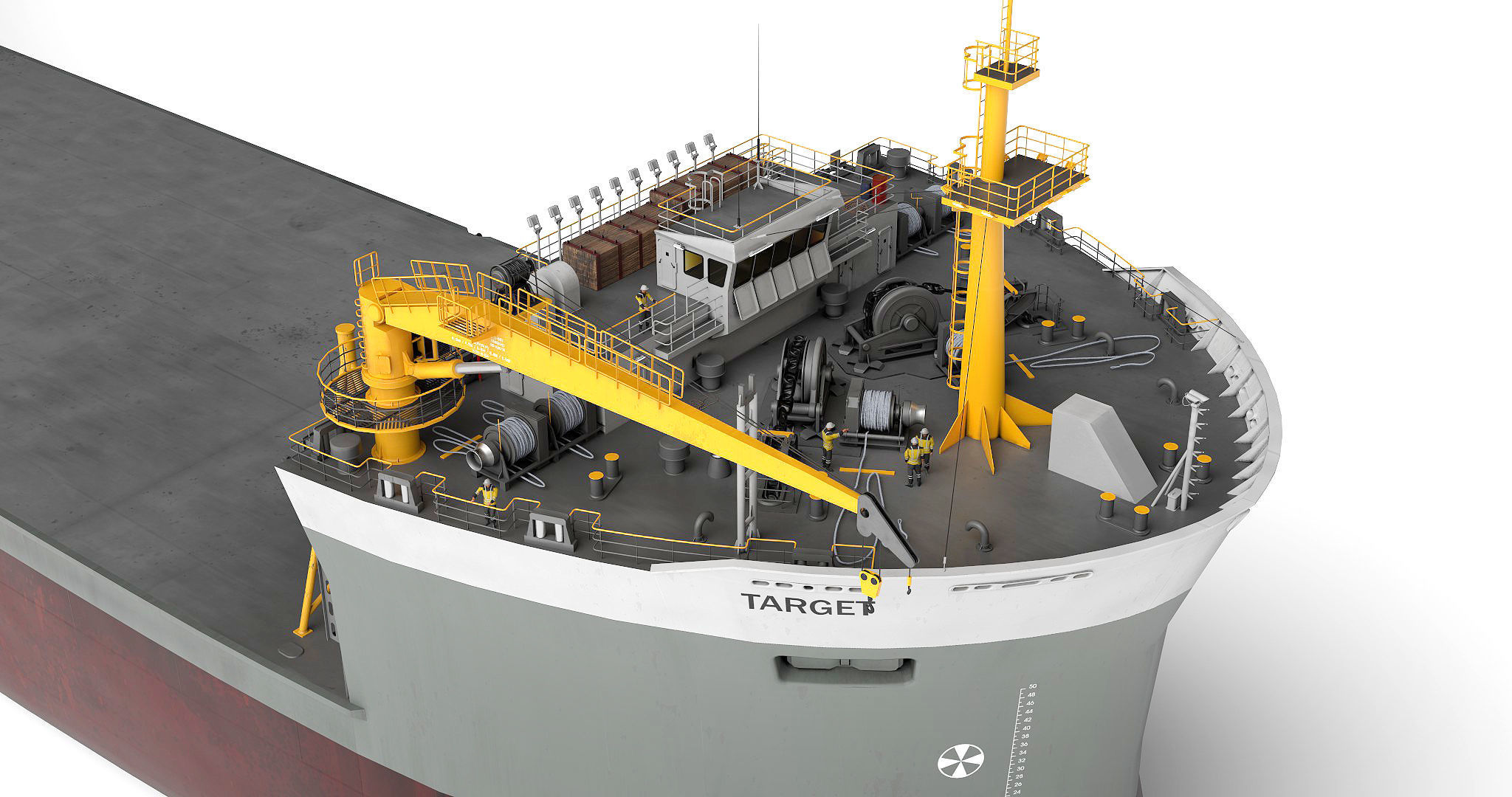 Heavy Load Carrier MV Target BS 3D model_7