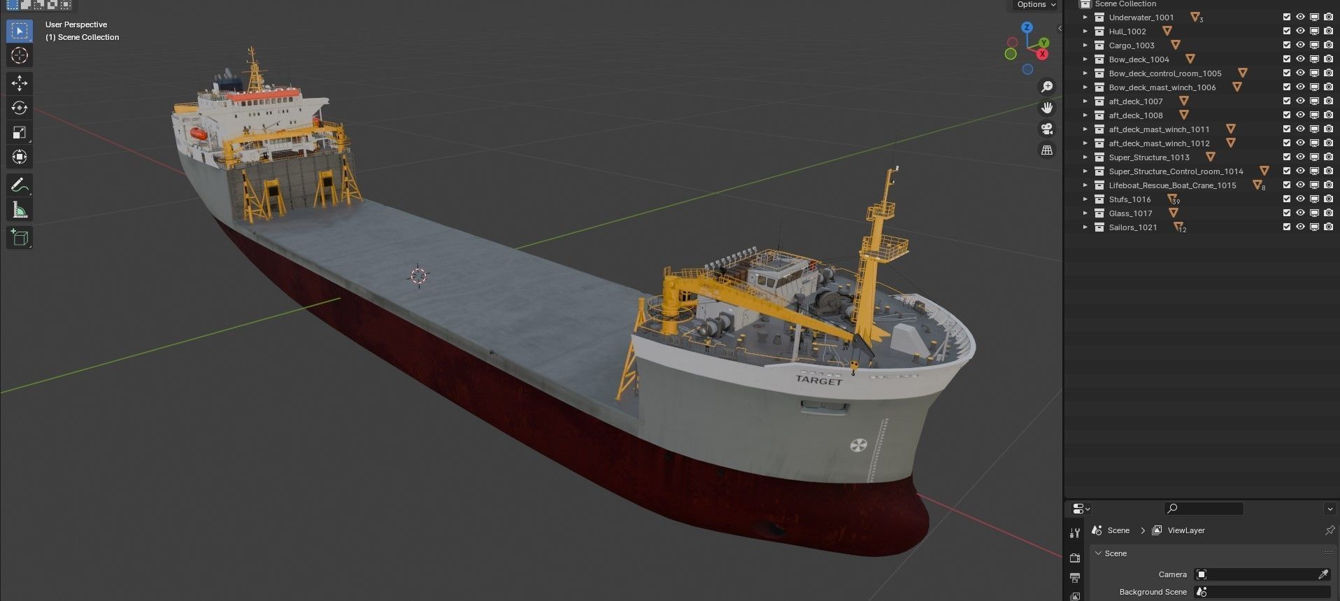 Heavy Load Carrier MV Target BS 3D model_14