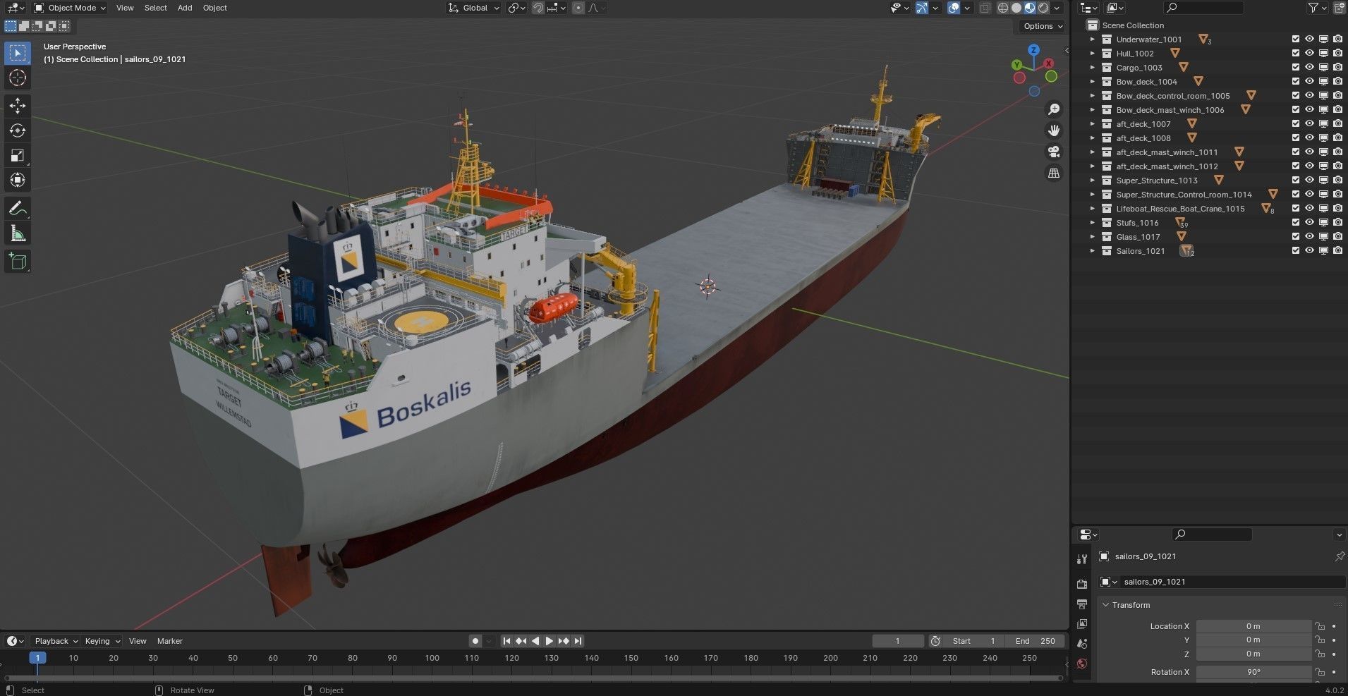 Heavy Load Carrier MV Target BS 3D model_15