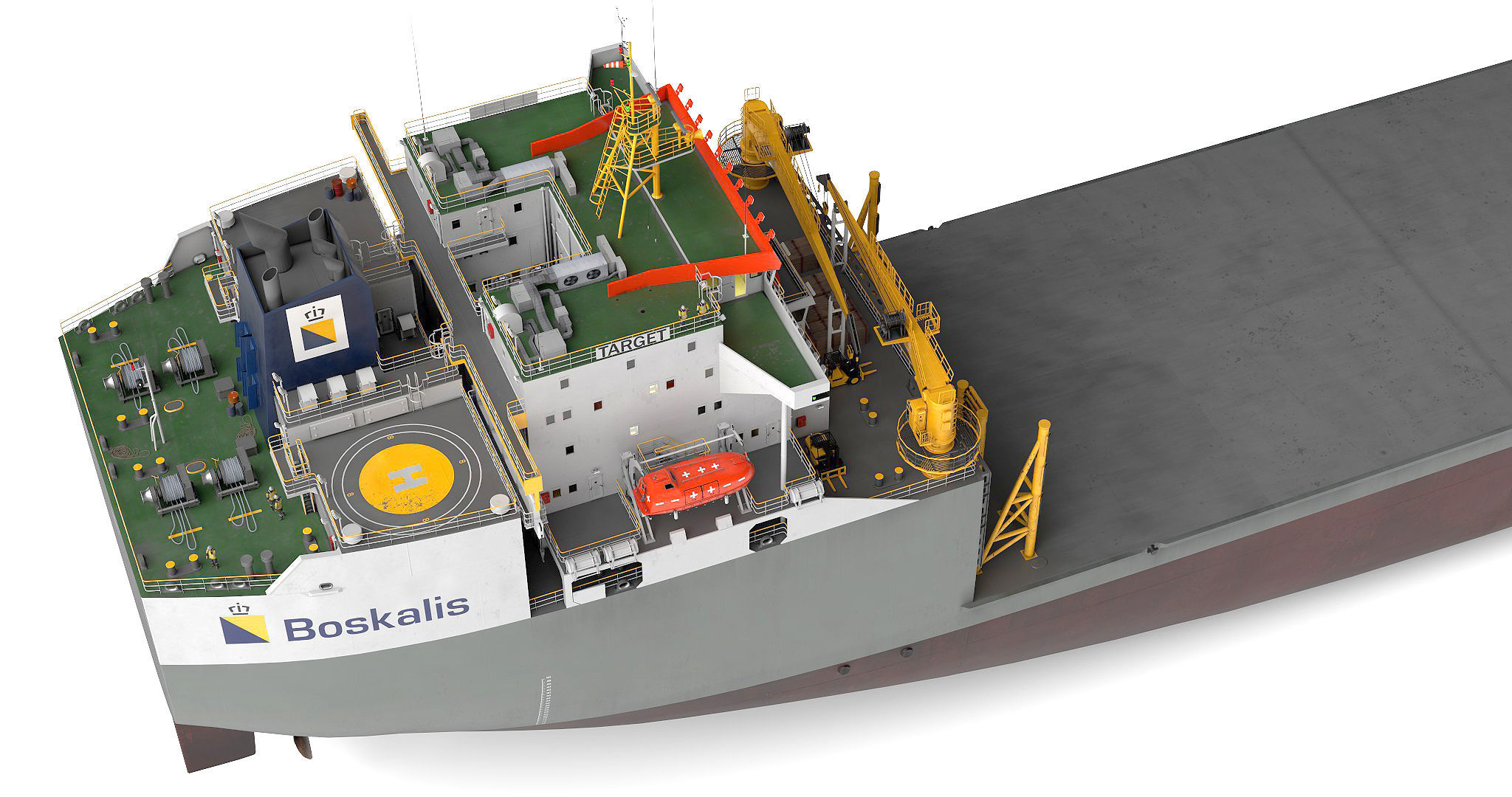 Heavy Load Carrier MV Target BS 3D model_4