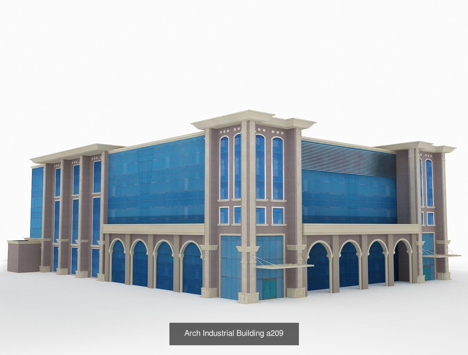 Booth Exhibition Stand G30 3D Model Collection_7