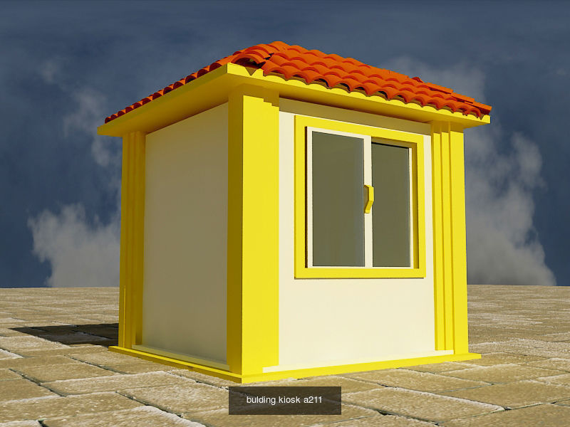 Booth Exhibition Stand G30 3D Model Collection_5