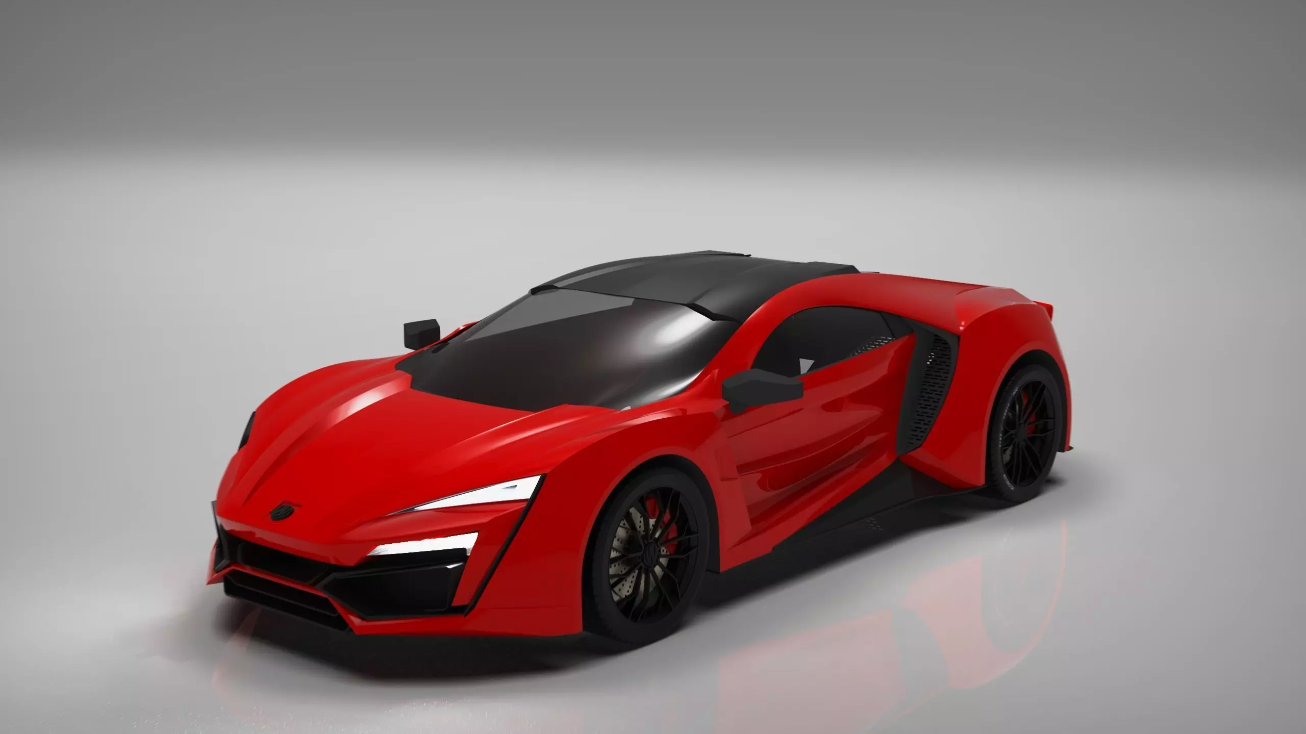 Sport Racing Car Lycan Free 3D model