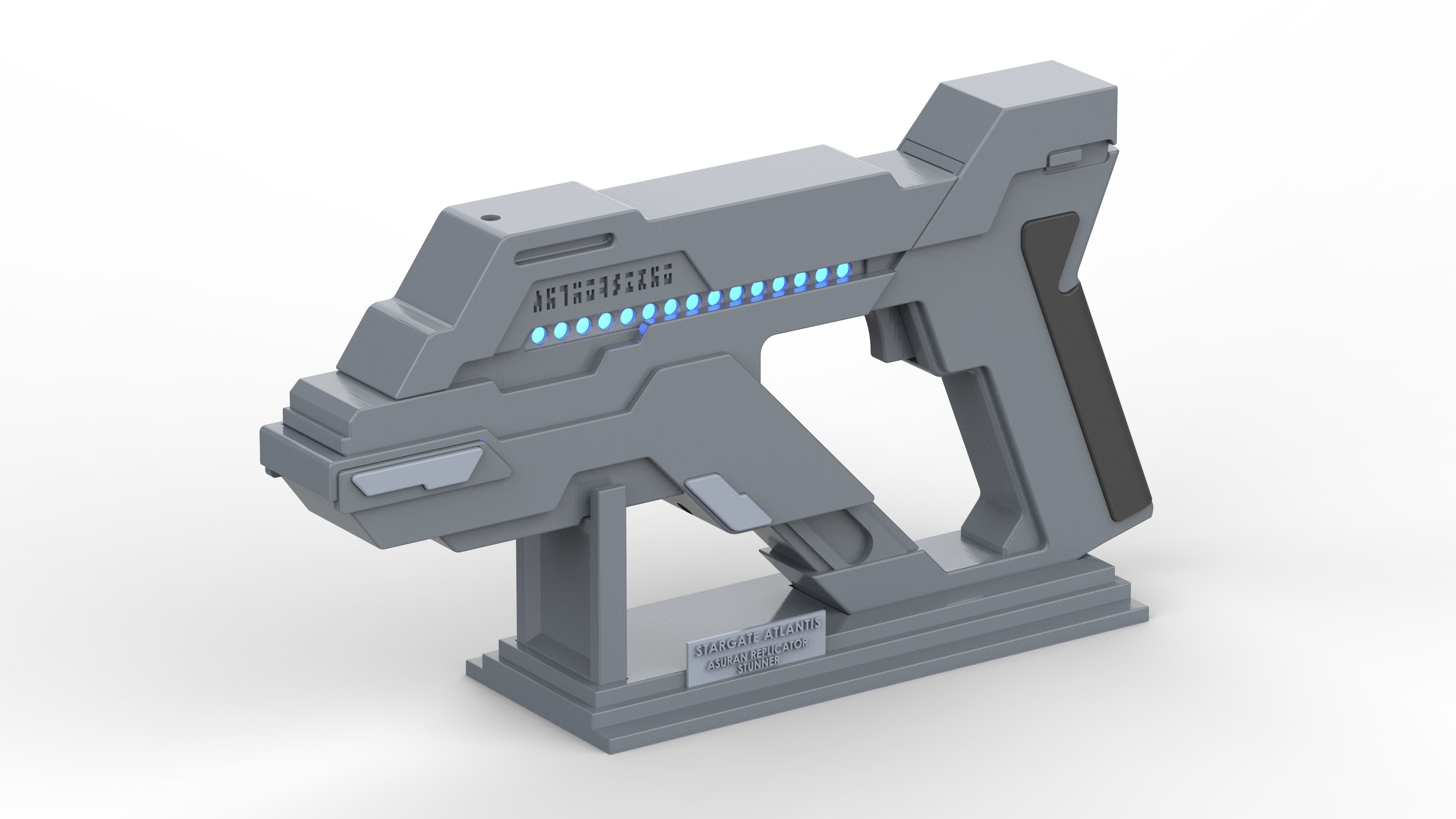 Asuran Replicator Stunner - Stargate - STL and CAD - Commercial 3D print model_7