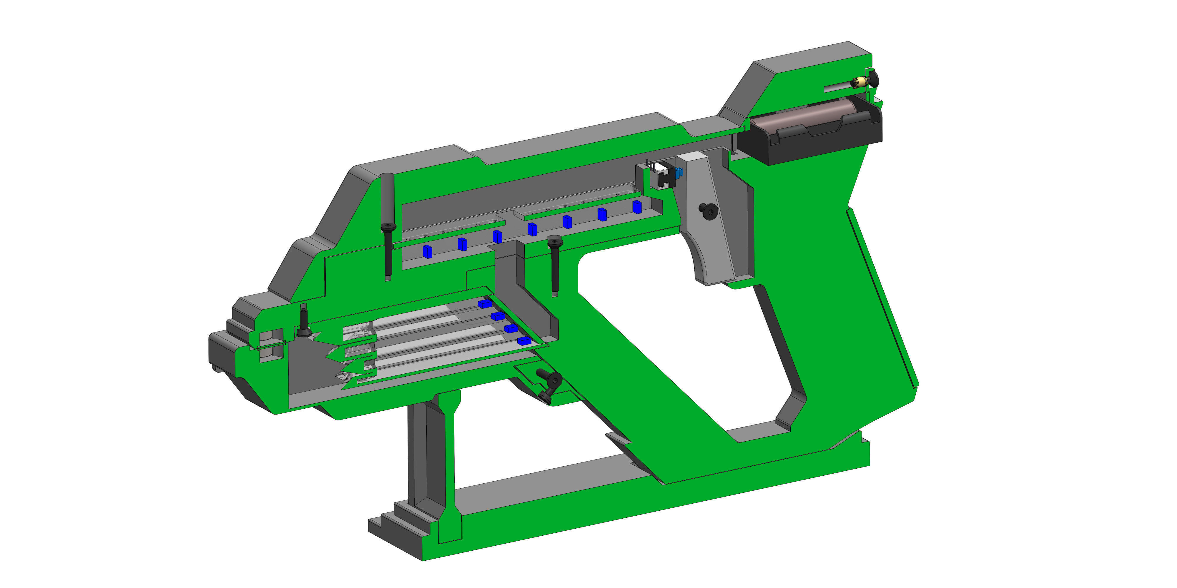 Asuran Replicator Stunner - Stargate - STL and CAD - Commercial 3D print model_12