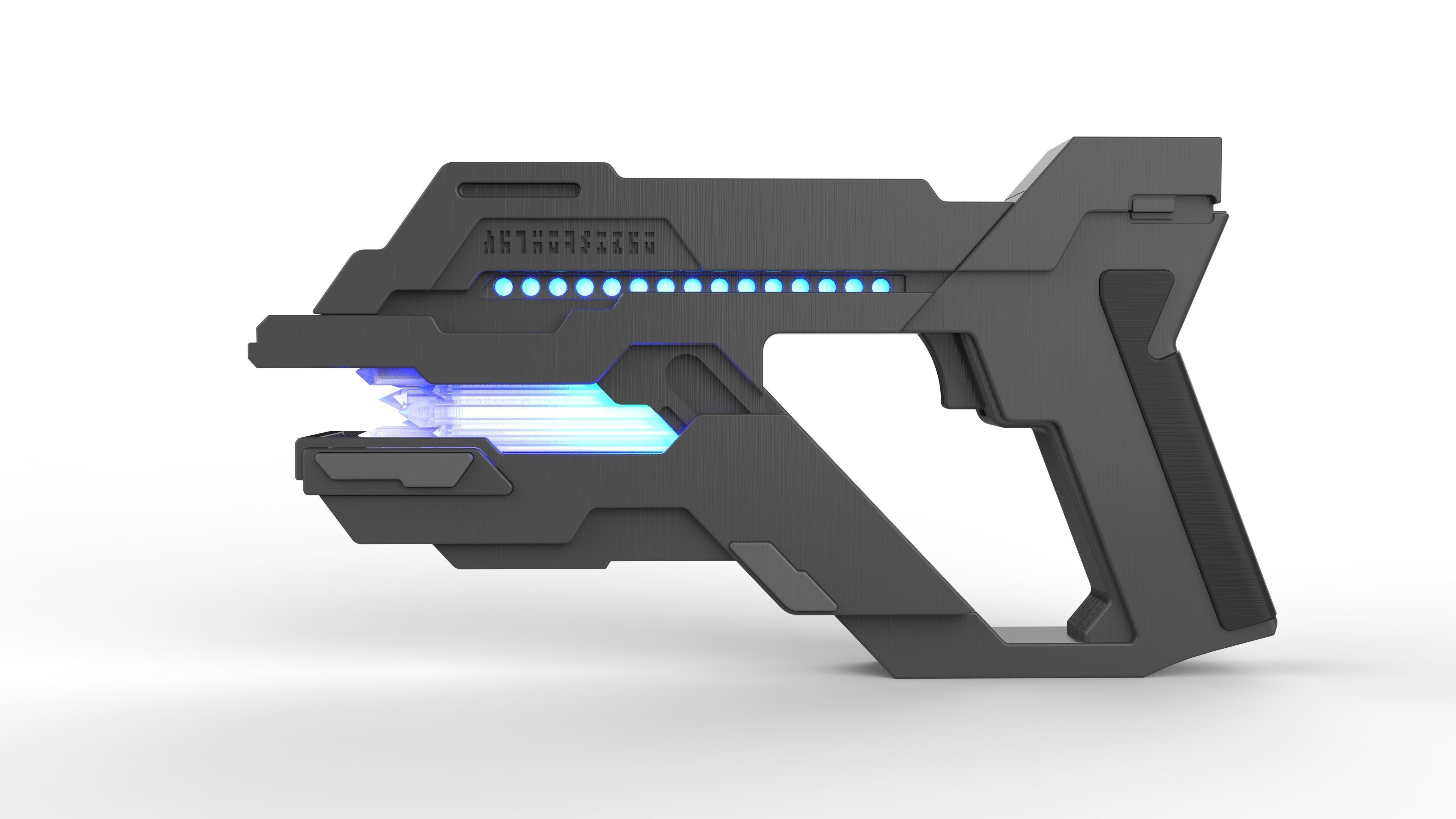 Asuran Replicator Stunner - Stargate - STL and CAD - Commercial 3D print model_2