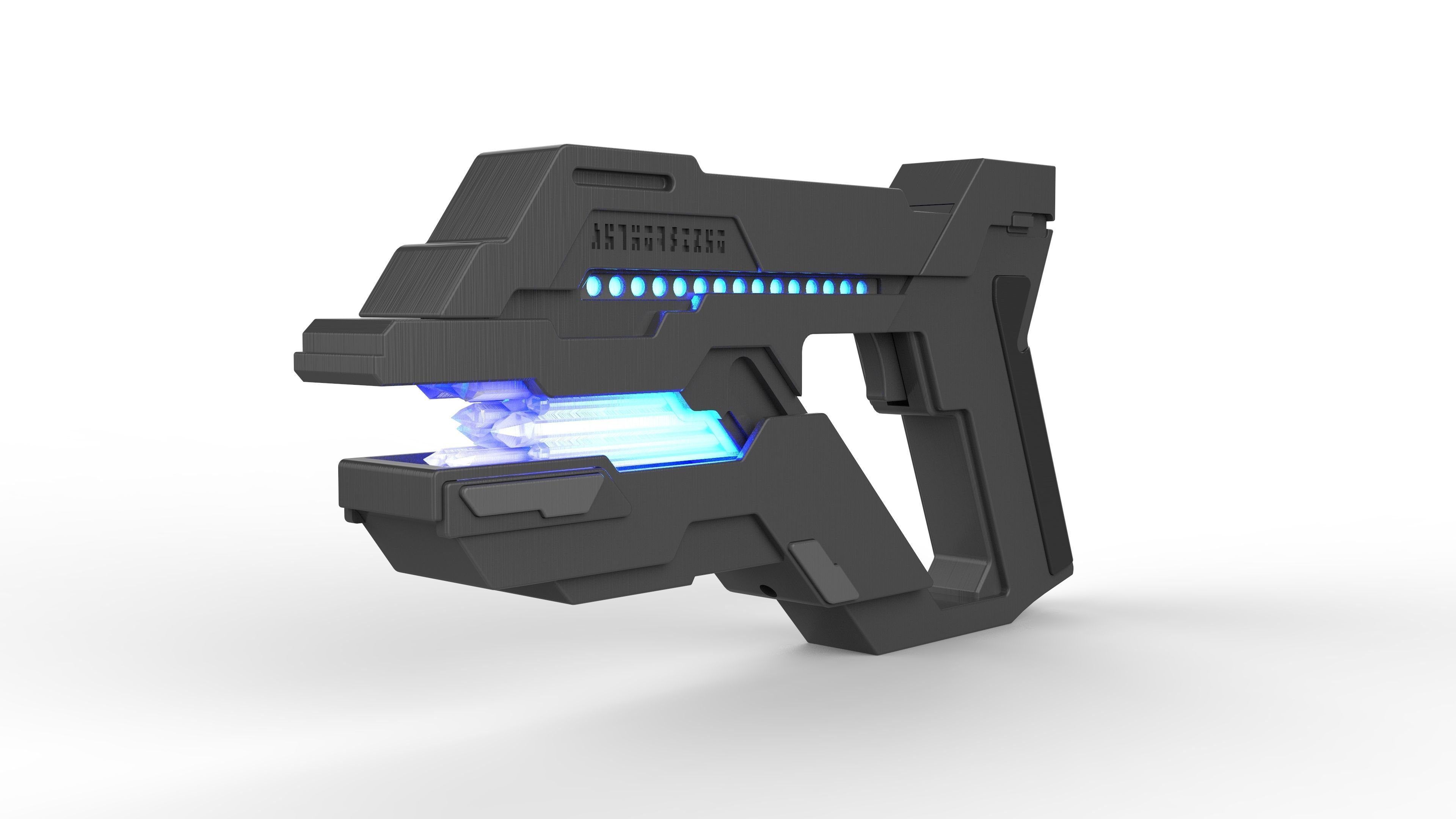 Asuran Replicator Stunner - Stargate - STL and CAD - Commercial 3D print model_1