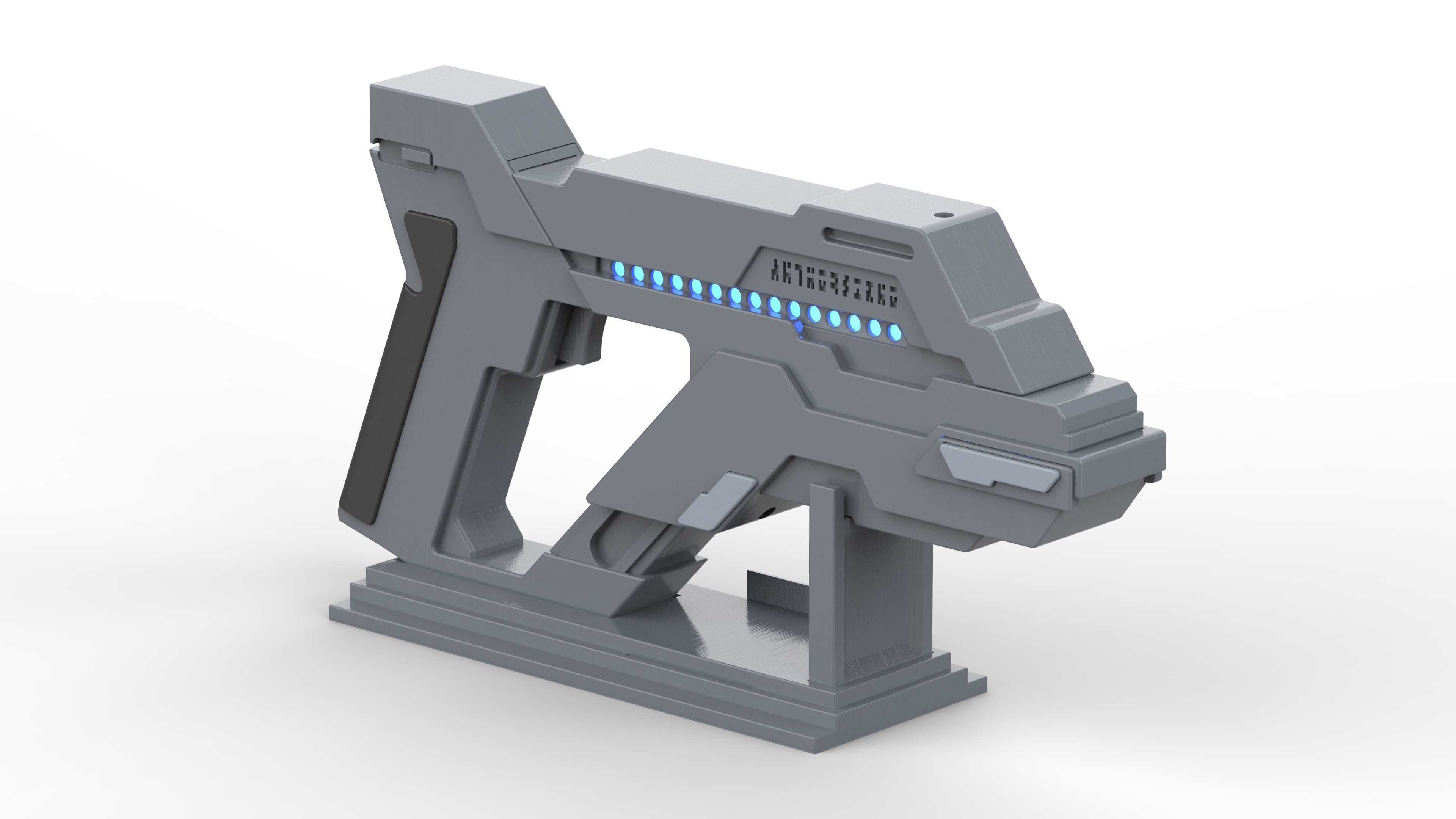Asuran Replicator Stunner - Stargate - STL and CAD - Commercial 3D print model_9
