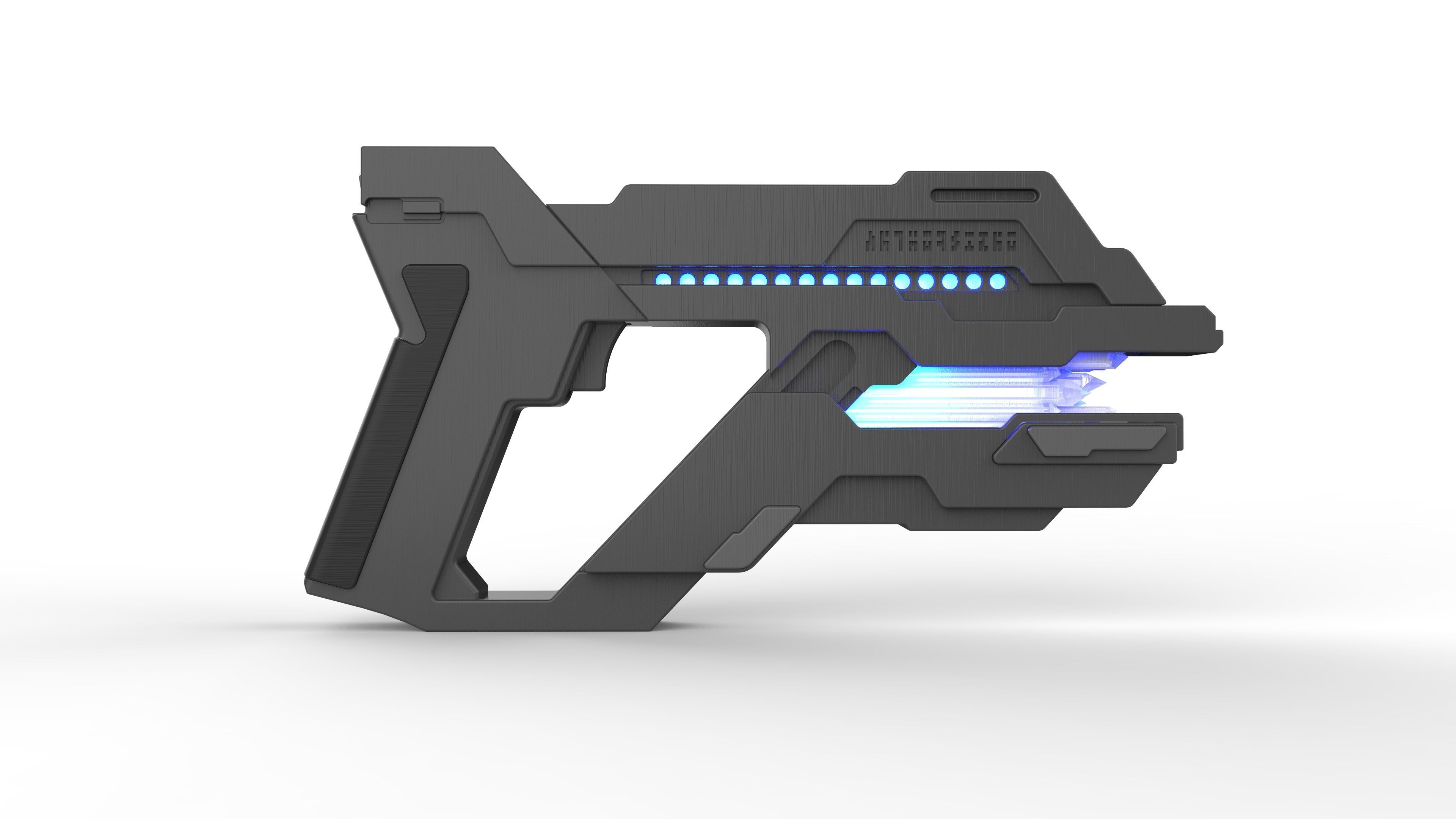 Asuran Replicator Stunner - Stargate - STL and CAD - Commercial 3D print model_3