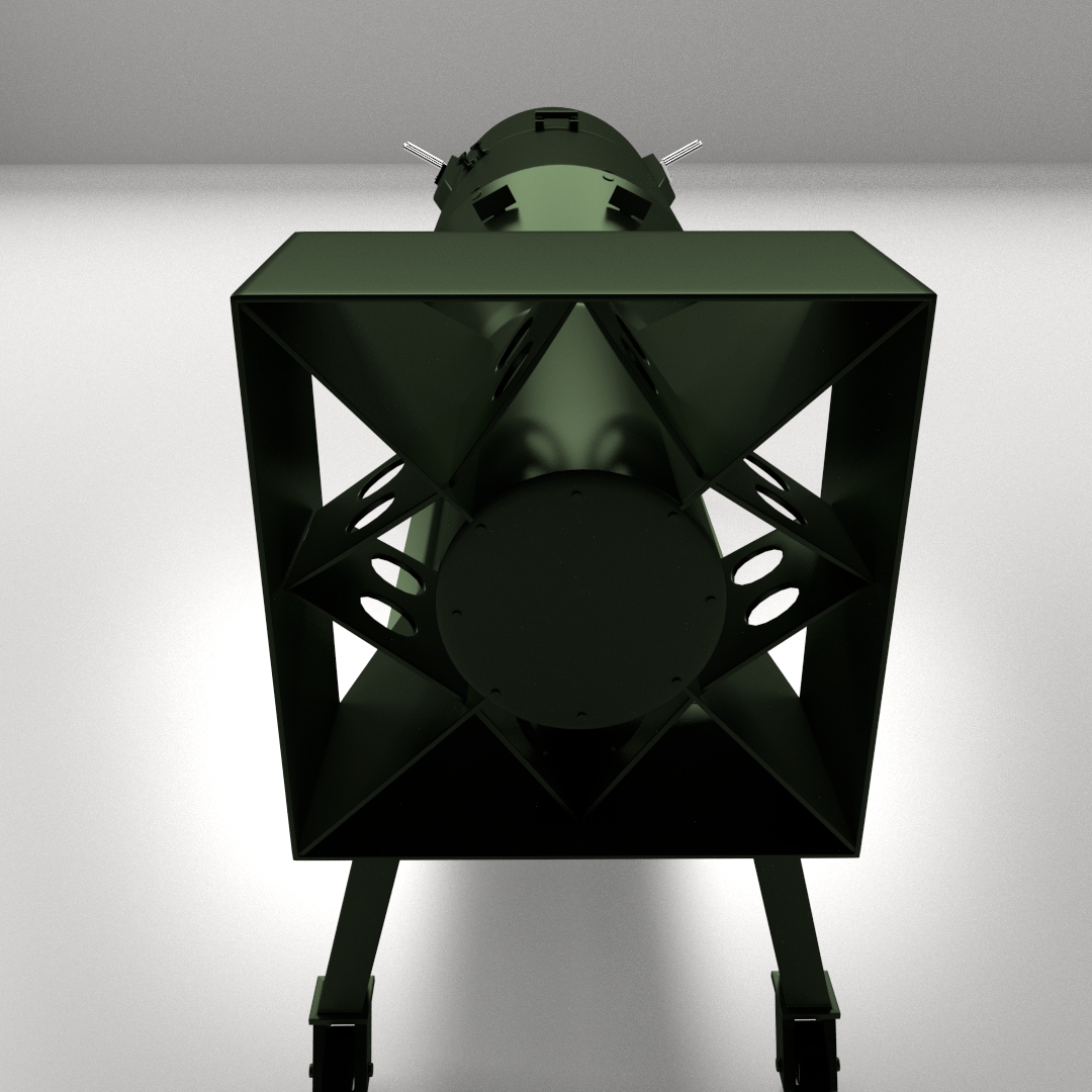 Little Boy Atomic Bomb 3D model_2