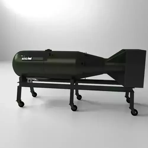 Little Boy Atomic Bomb 3D model